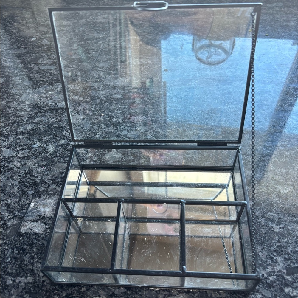 Glass Jewelry/Storage Box/Organizer